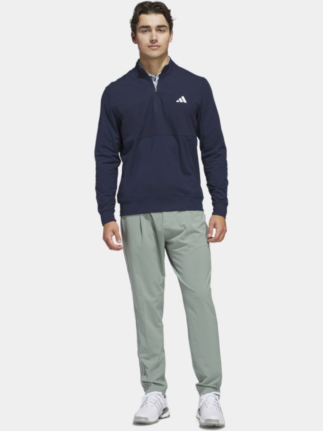adidas Tour 1/4 Zip Stretch Midlayer navy