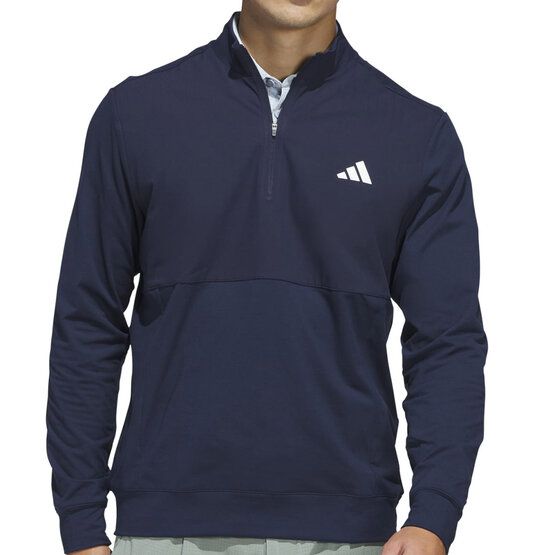 adidas Tour 1/4 Zip Stretch Midlayer navy