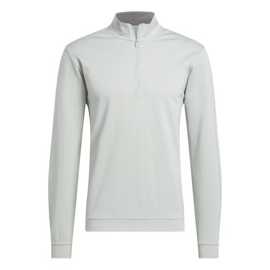 adidas ELVTED 1/4 Zip Stretch Midlayer hellgrau