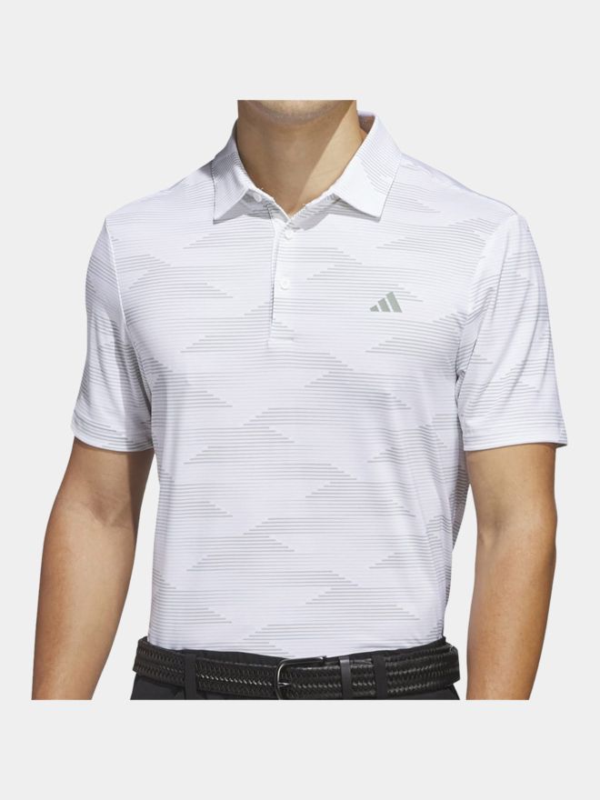 adidas ULT SPD ST Halbarm Polo weiß