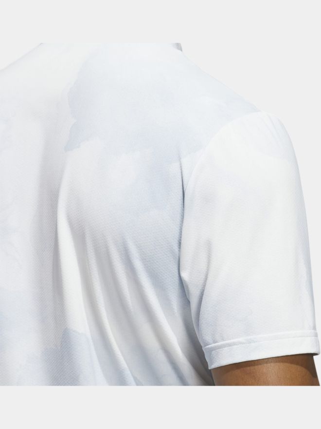 adidas TOUR PRT P LC polo s krátkým rukávem světle modrá