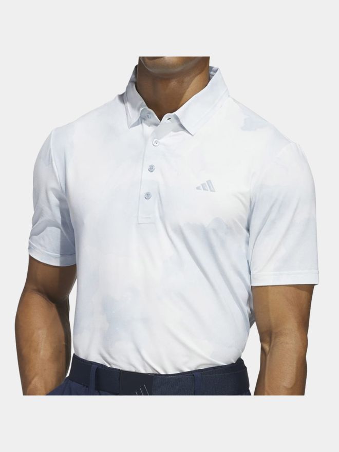 adidas TOUR PRT P LC polo s krátkým rukávem světle modrá