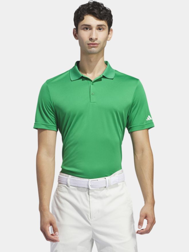 adidas ADI PERF Halbarm Polo grün