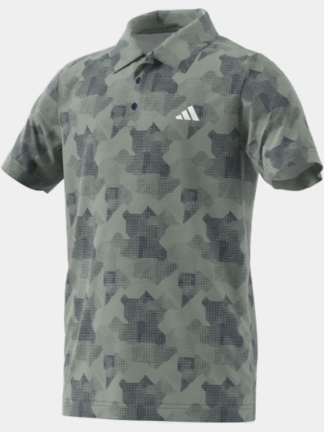 adidas Boys SCRIPT POLO Halbarm Polo oliv