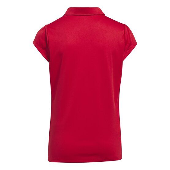 adidas Dívčí polo PERF s krátkým rukávem červená