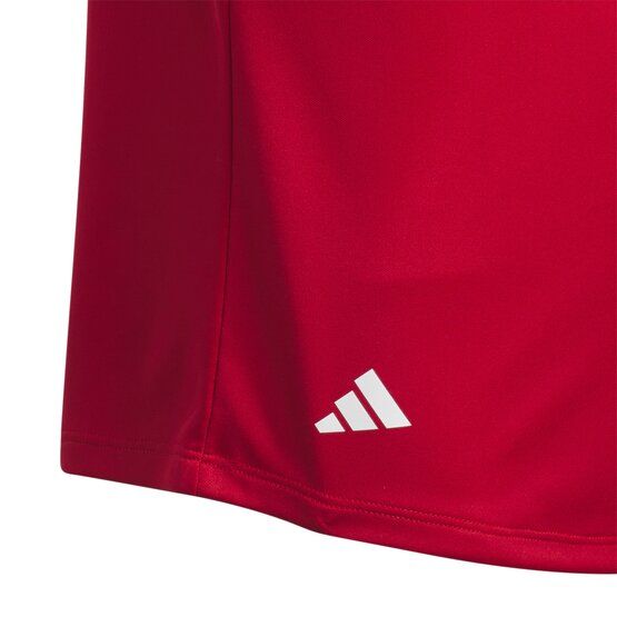 adidas Dívčí polo PERF s krátkým rukávem červená