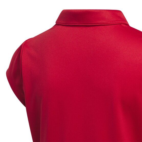 adidas Dívčí polo PERF s krátkým rukávem červená