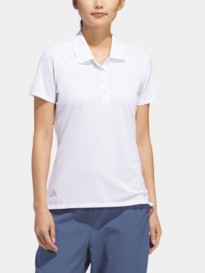 adidas Ultimate365 Solid Halbarm Polo weiß