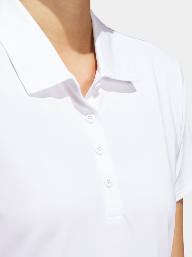 adidas Ultimate365 Solid Halbarm Polo weiß