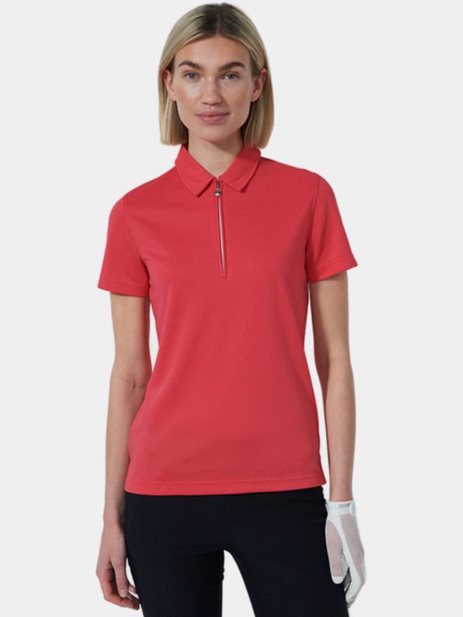 Daily Sports PEORIA Halbarm Polo rot