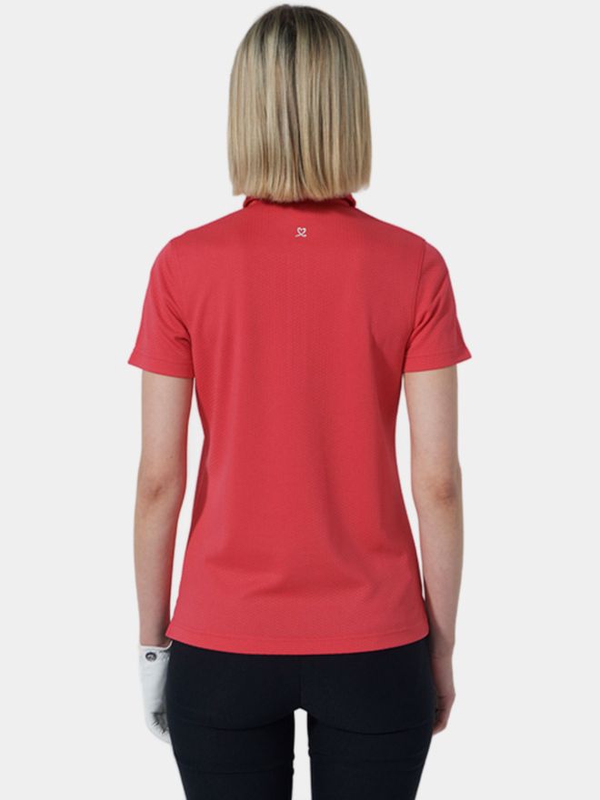 Daily Sports PEORIA Halbarm Polo rot