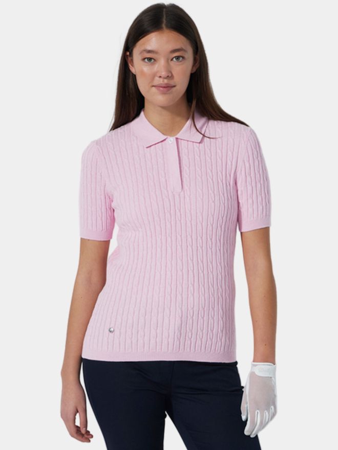 Daily Sports MADELENE Halbarm Polo rosa