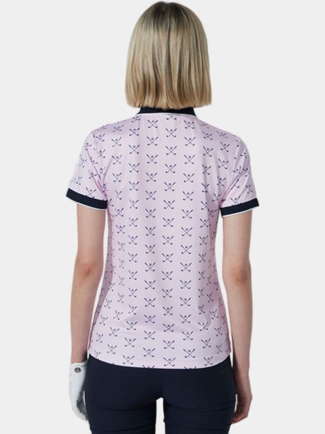 Daily Sports ERA Halbarm Polo rosa