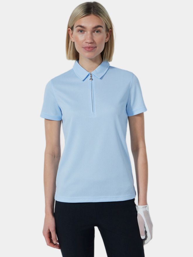 Daily Sports PEORIA Halbarm Polo hellblau