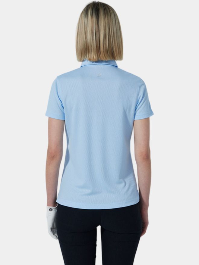 Daily Sports PEORIA Halbarm Polo hellblau