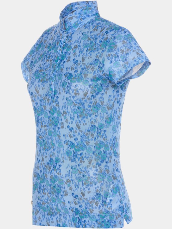 Daily Sports BREEZE Mesh Halbarm Polo blau