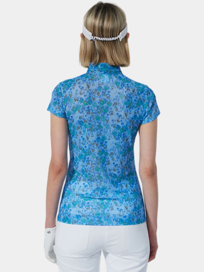 Daily Sports BREEZE Mesh Halbarm Polo blau