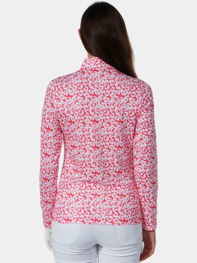 Daily Sports SHEERMOTION LS Half Zip Stretch Unterzieher rot