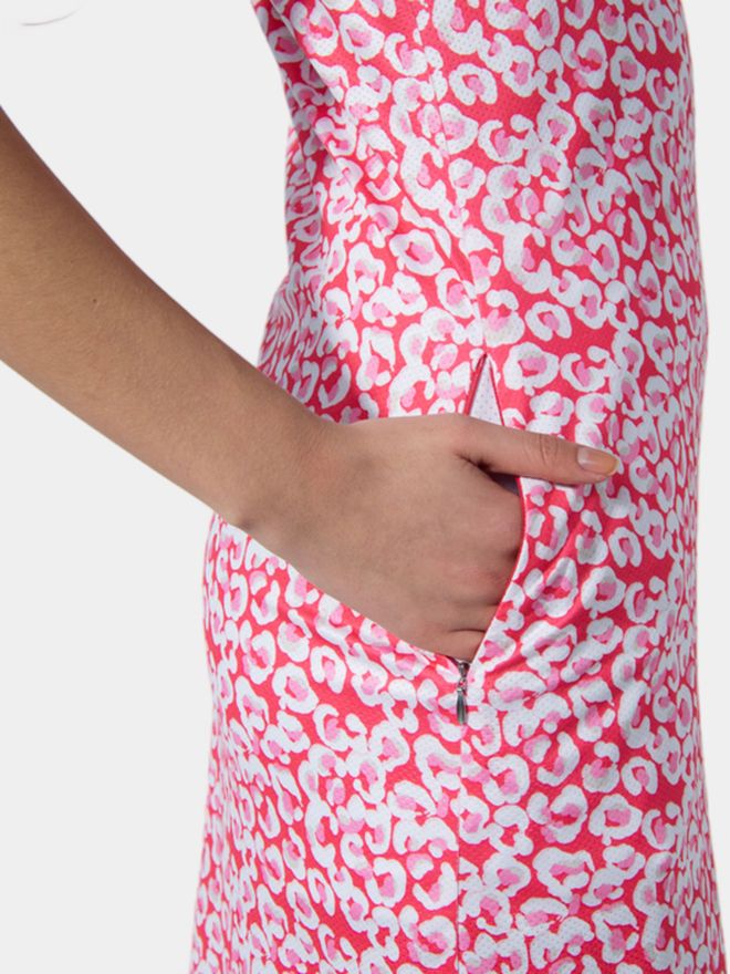 Daily Sports SHEERMOTION Kleid 94cm Halbarm Kleid rot