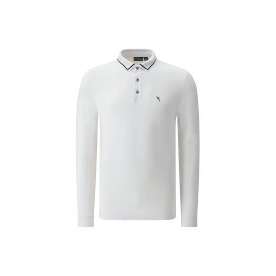 Chervo  AEROSOL long sleeve polo offwhite