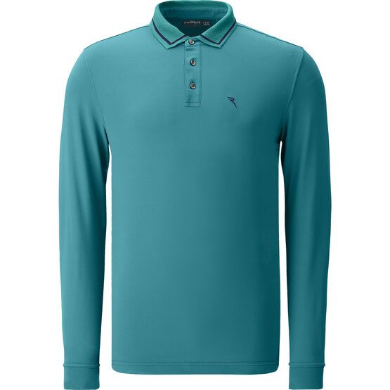 Chervo  AEROSOL long sleeve polo petrol