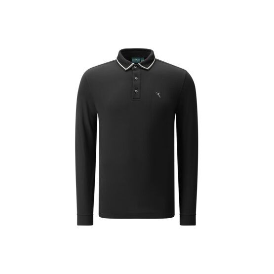 Chervo  AEROSOL long sleeve polo black