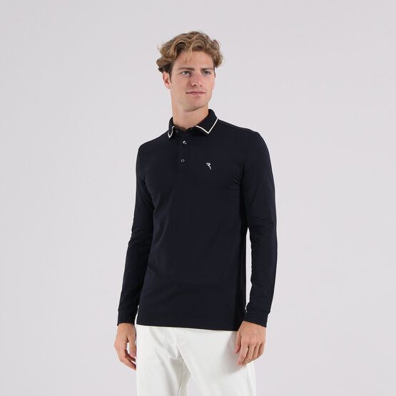 Chervo  AEROSOL long sleeve polo black