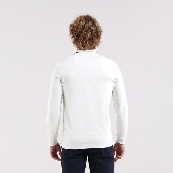 Chervo  ANNUNCIO long sleeve polo offwhite