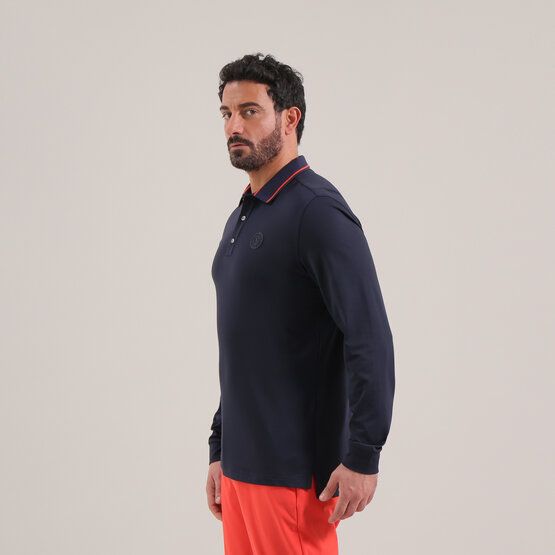 Chervo  ANNUNCIO long sleeve polo navy