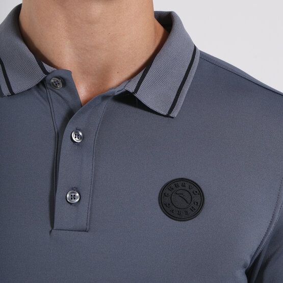 Chervo  ANNUNCIO long sleeve polo gray