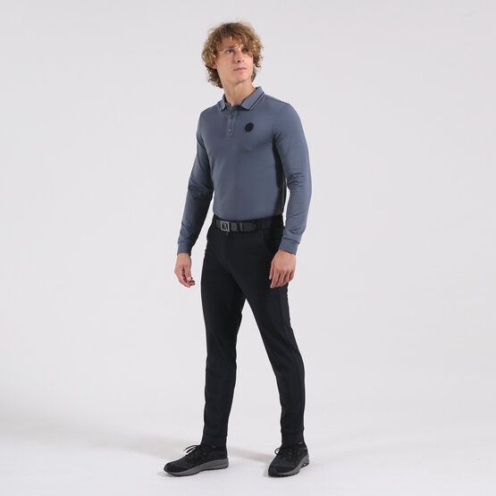 Chervo  ANNUNCIO long sleeve polo gray