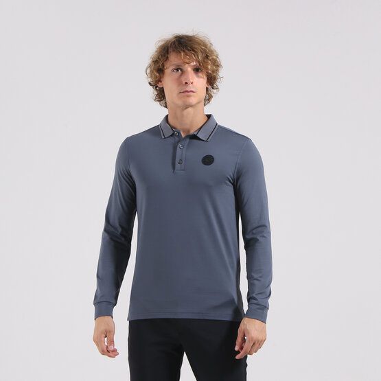 Chervo  ANNUNCIO long sleeve polo gray