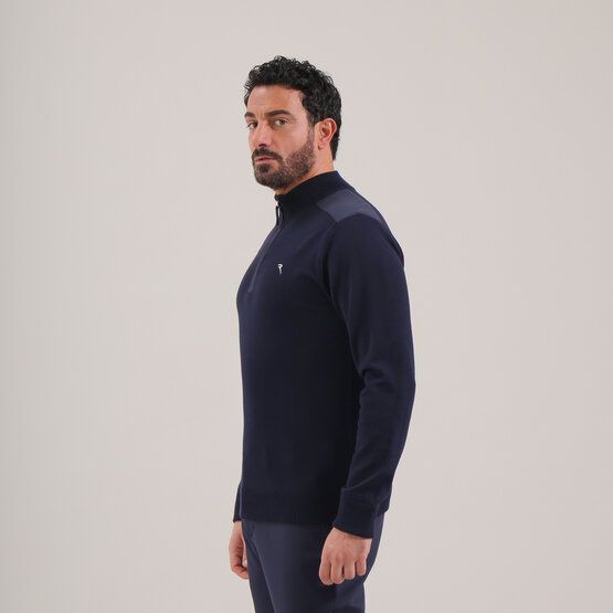 Chervo  NOBODY Knit Troyer navy