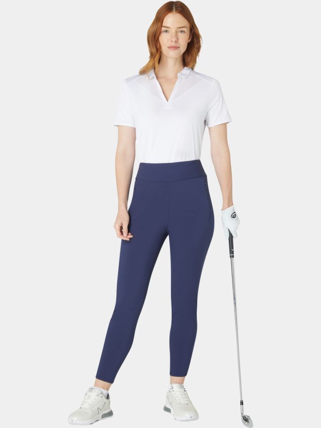Callaway Tapered ankle trousers 7/8 trousers navy