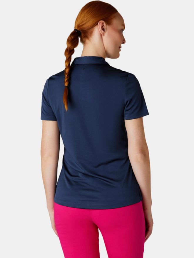 Callaway Ladies Tournament Halbarm Polo navy