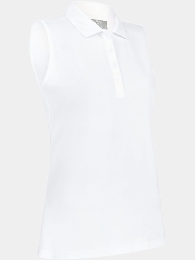 Callaway Ladies Tournament ohne Arm Polo weiß