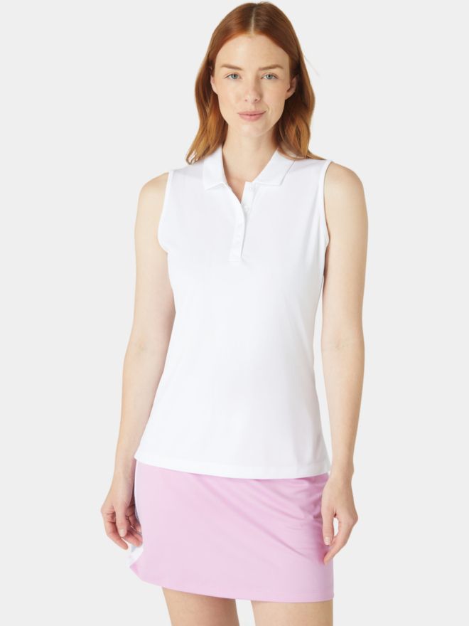 Callaway Ladies Tournament ohne Arm Polo weiß