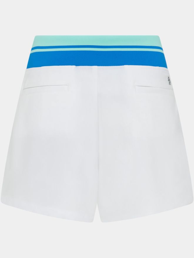 Penguin High Waist Colorblock Hotpants Hose weiß