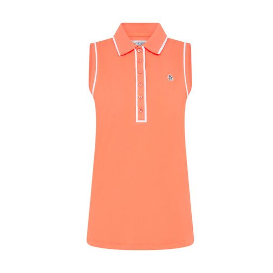 Penguin  Veronica sleeveless polo orange