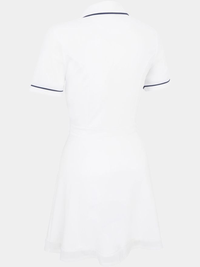 Penguin Short Sleeve Veronica Dress Halbarm Kleid weiß