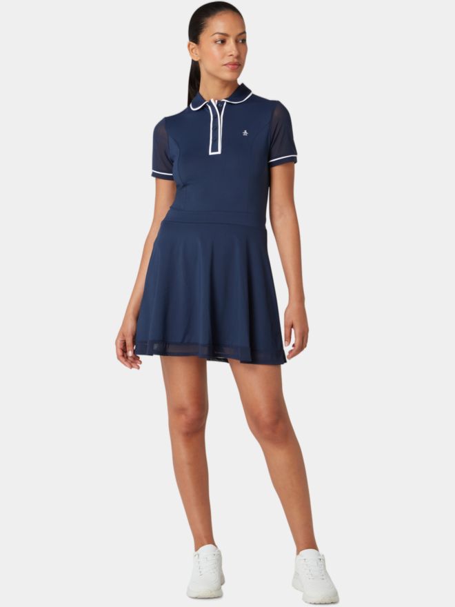 Penguin Short Sleeve Veronica Dress Halbarm Kleid navy
