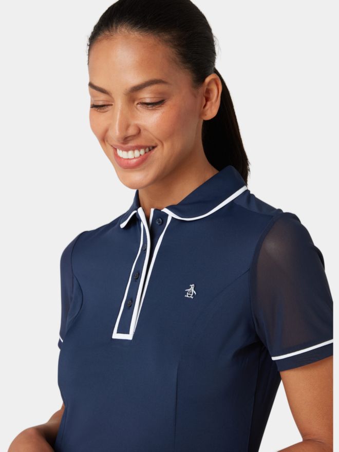 Penguin Short Sleeve Veronica Dress Halbarm Kleid navy