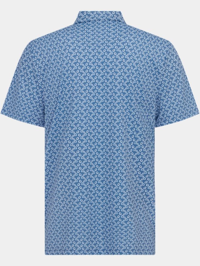 Penguin All-Over polo s krátkým rukávem modrá