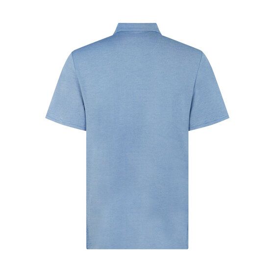 Penguin  Pete's Fine Line half-sleeve polo light blue