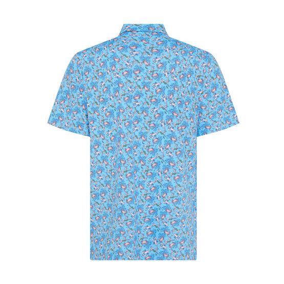 Penguin  Pete The Ocean Caddy Half Sleeve Polo light blue