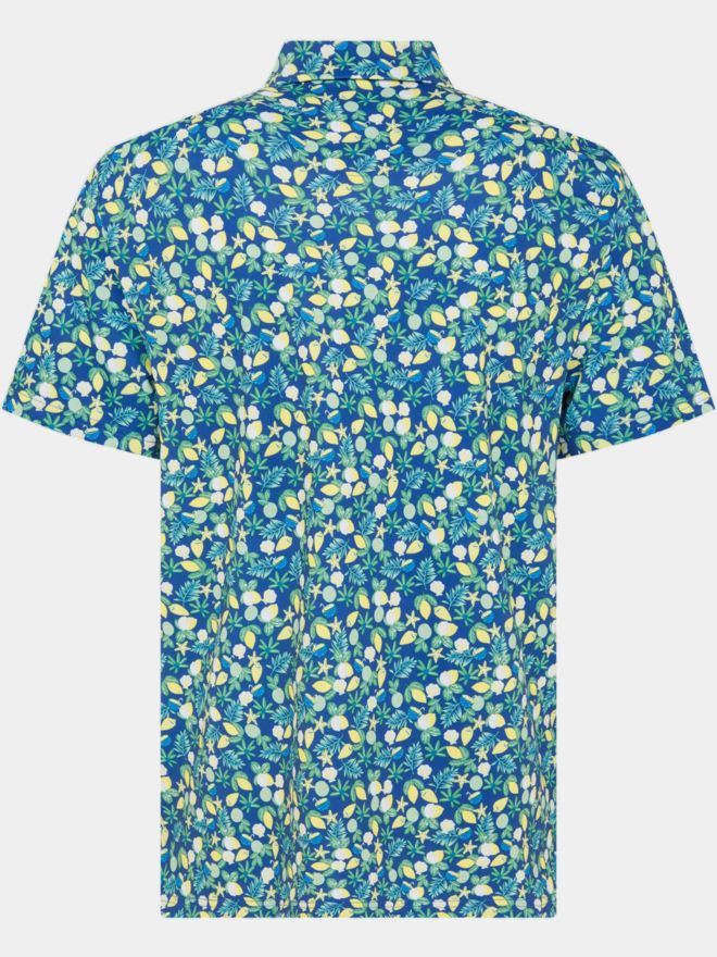 Penguin Petes Coconut Caddy Halbarm Polo blau