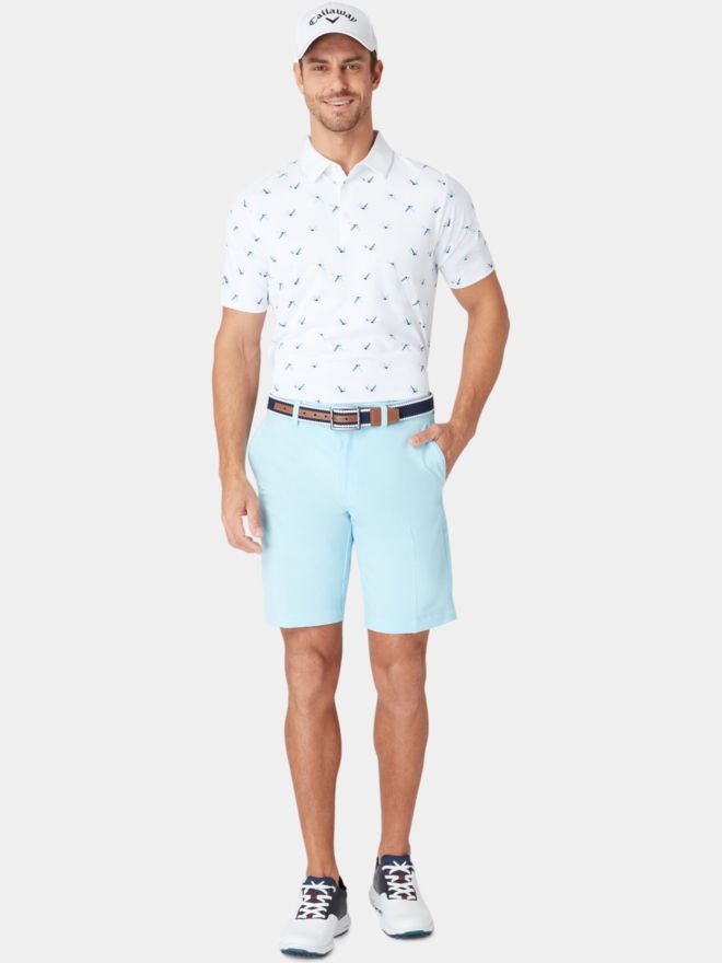 Callaway EMEA CHEV TECH SHORT Bermudy tyrkysová