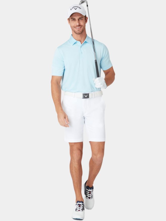 Callaway EMEA SOLID half-sleeve polo turquoise