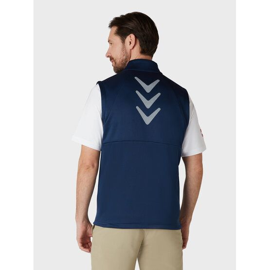 Callaway EMEA MENS FULL ZIP Gauge Vest Stretch Weste dunkelblau