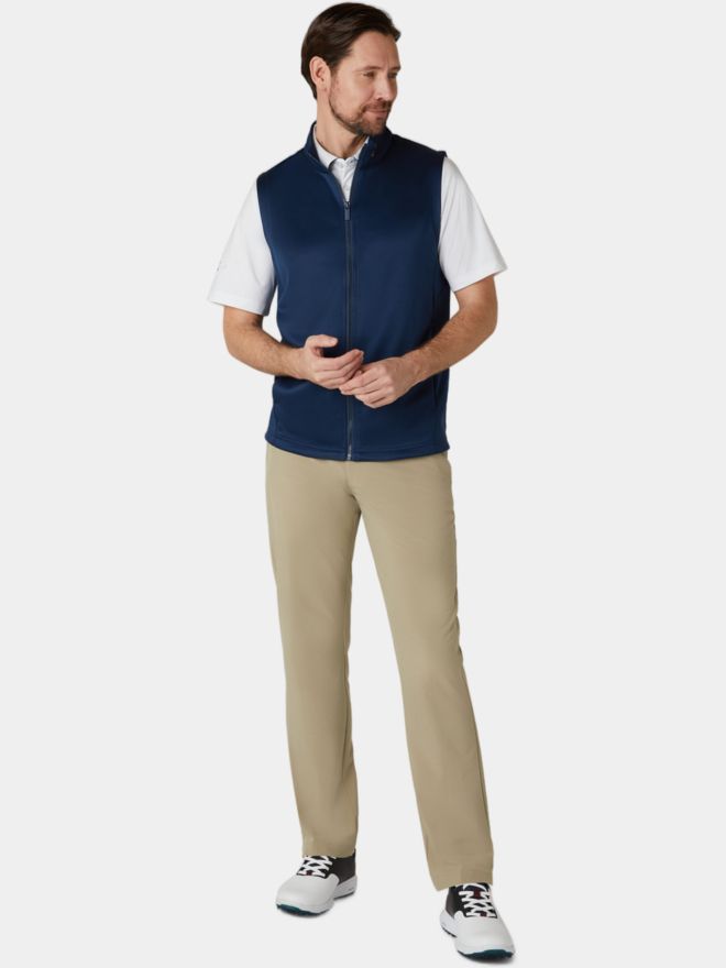 Callaway EMEA MENS FULL ZIP Gauge Vest Stretch Weste dunkelblau